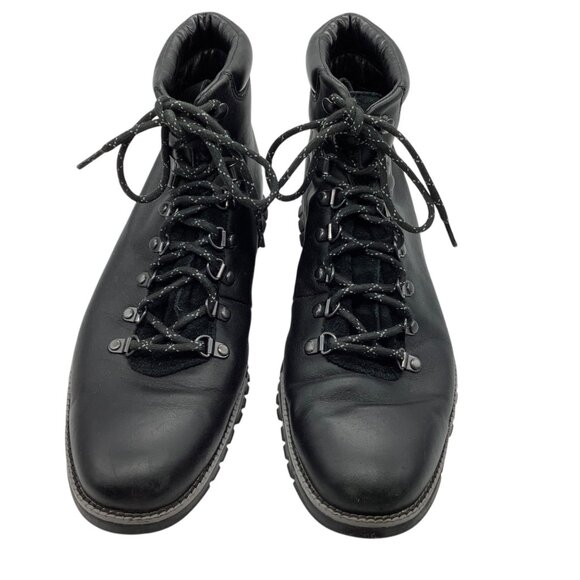Cole Haan ZEROGRAND Black Leather‎ Hiking Boots Men Sz 10.5 Water Resistant main image 3